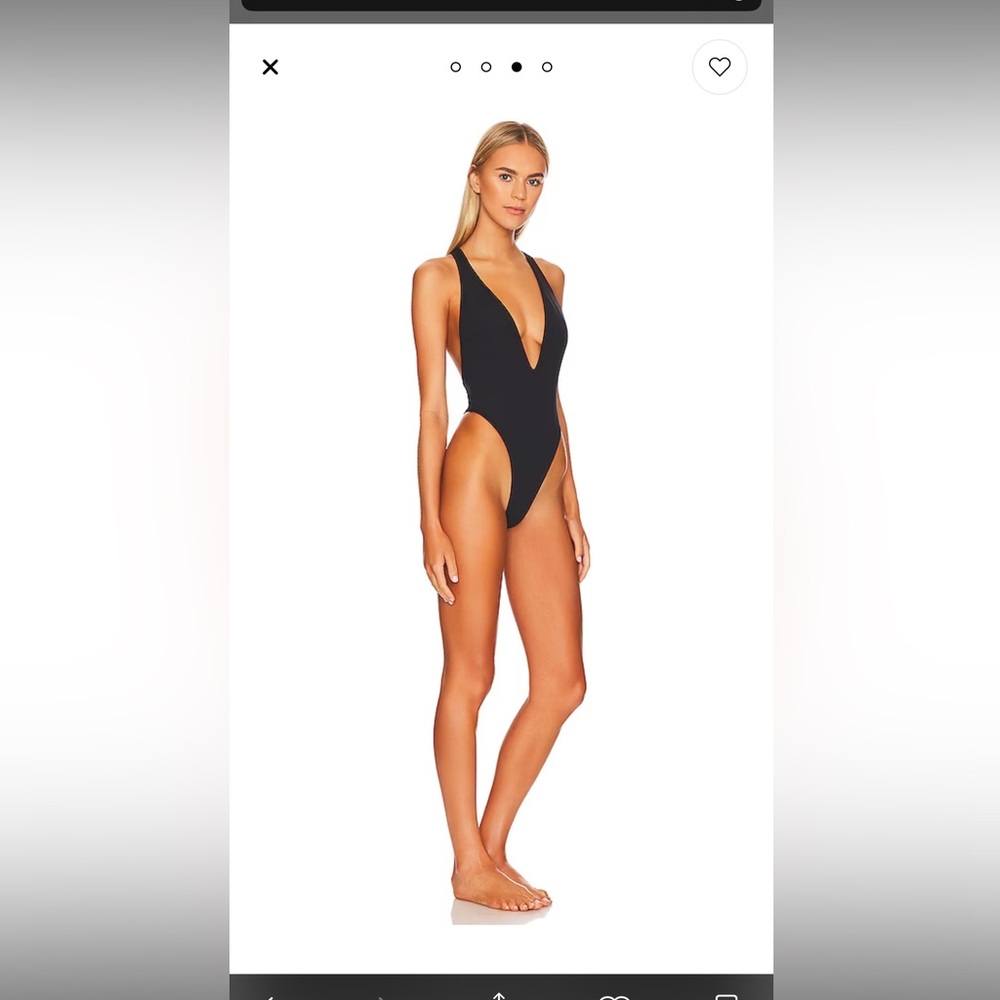 Maaji Shims Reversible One Piece in Midnight Black swimsuit